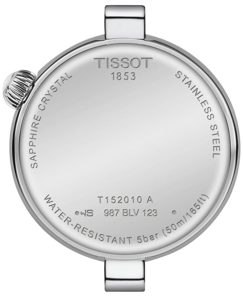 Women's Swiss Desir Black Leather Strap Watch 28mm