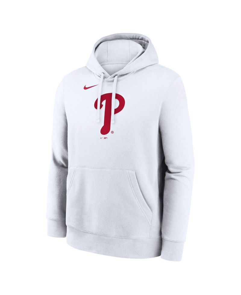 Men's White Philadelphia Phillies Logo Club Hoodie