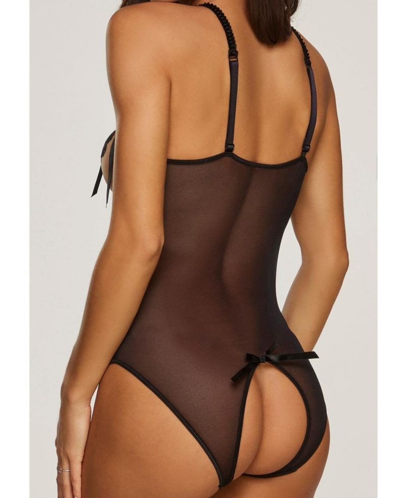 Women's Open Sheer Everyday Comfort Lingerie Teddy