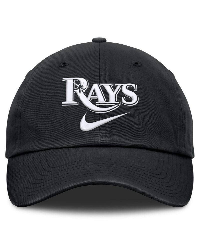 Men's Black Tampa Bay Rays Primetime Club Adjustable Hat