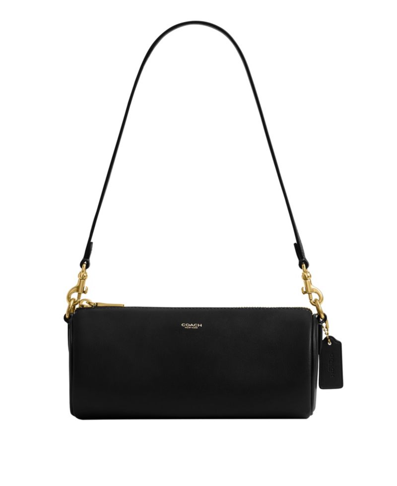 Barrel Small Leather Slim Shoulder Bag