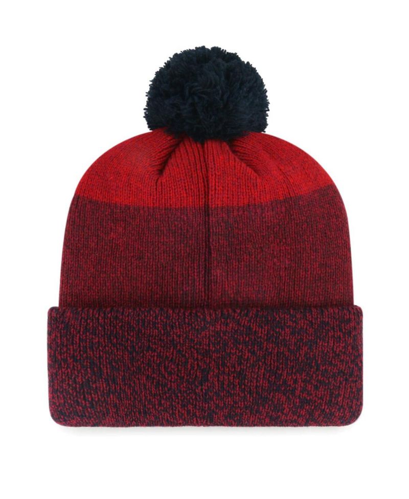Men's Red Boston Red Sox Darkfreeze Cuffed Knit Hat with Pom