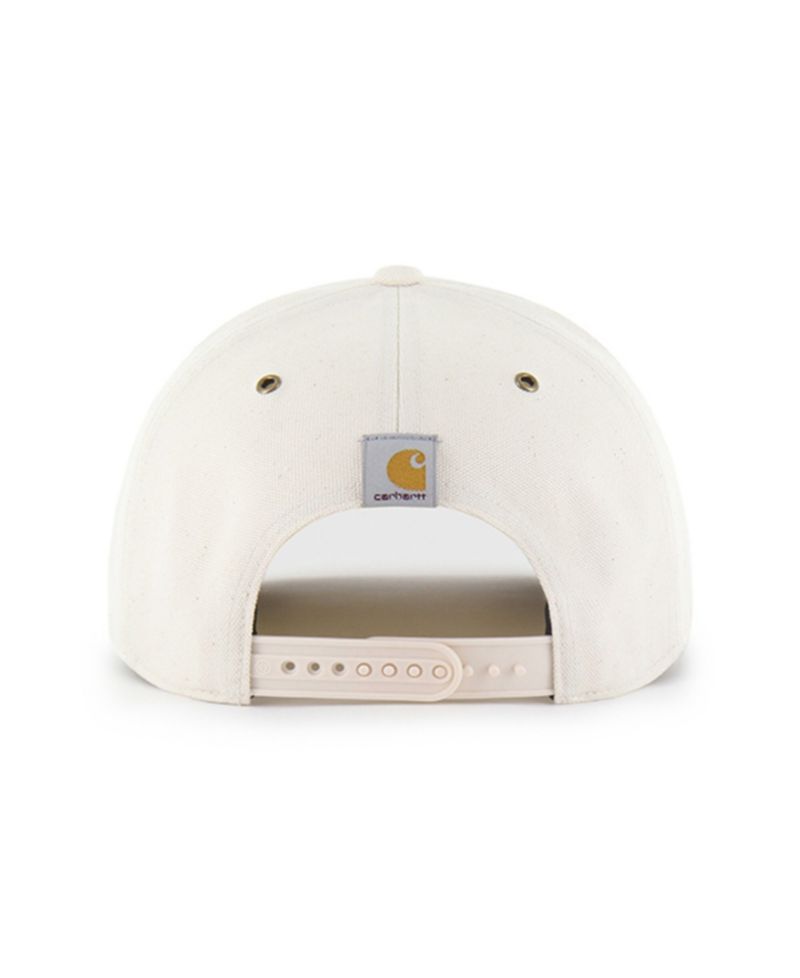 Carhartt x '47 Men's Natural/Brown Cincinnati Reds Undyed Relaxed Hitch Adjustable Hat