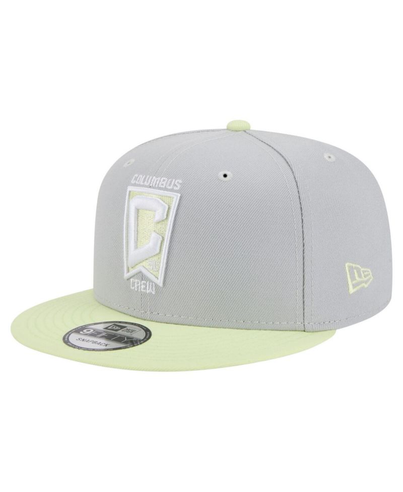 Men's Gray Columbus Crew Color Pack Two-Tone 9FIFTY Snapback Hat