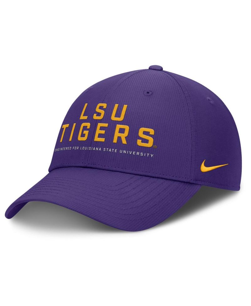 Men's Purple LSU Tigers 2025 On-Field Gameday Club Adjustable Hat