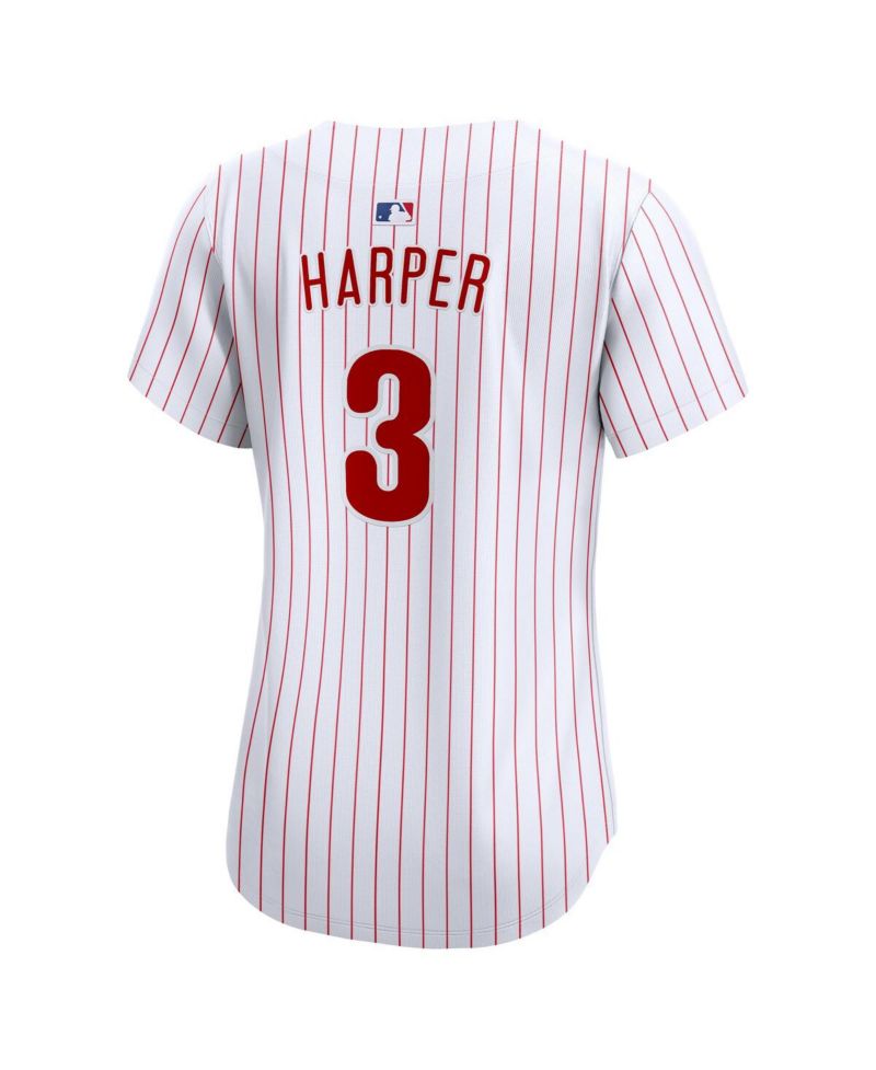 Women's Bryce Harper White Philadelphia Phillies Home Limited Jersey