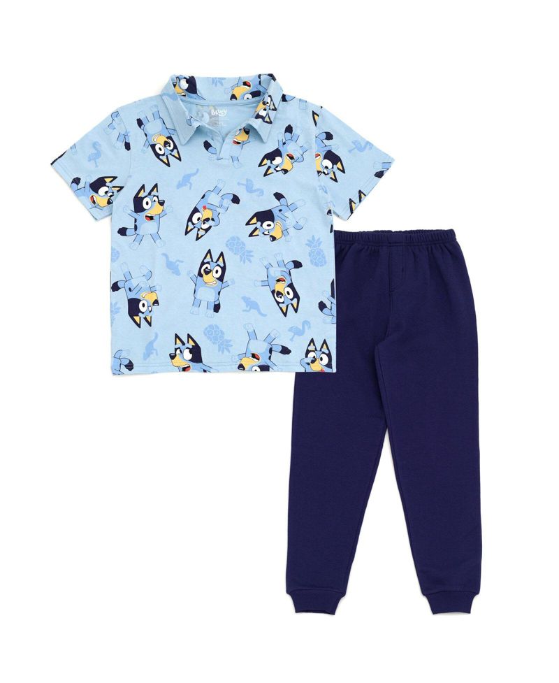 Boy's (5-12) 2-Piece Polo and Pants Set
