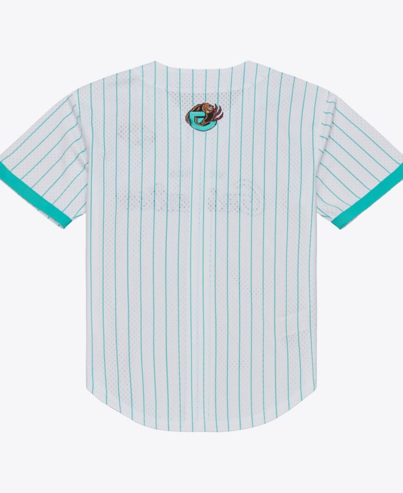 Men's Memphis Grizzlies Head Coach Mesh Pinstripe Jersey