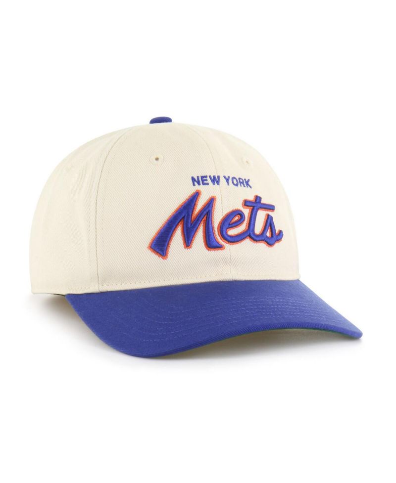 Men's Natural New York Mets Crosstown Franchise Fitted Hat