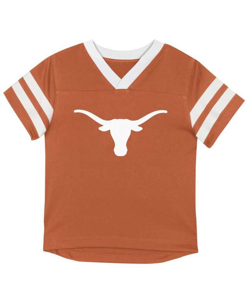 Baby Boys and Girls 2-Piece Texas Orange Texas Longhorns Team Logo Red Zone Top and Pants Set