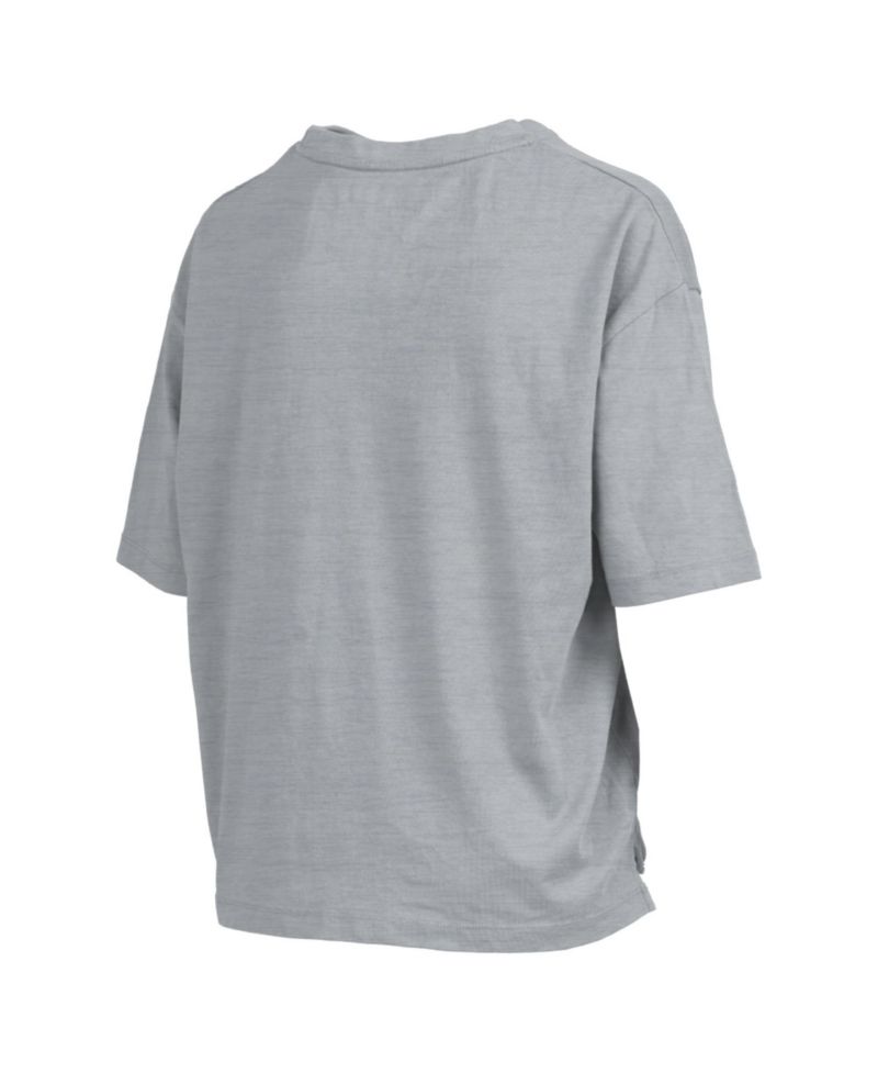 Women's Gray Wisconsin Badgers Nelson T-Shirt
