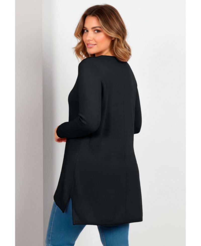 Women's V-Neck Tunic Sweater