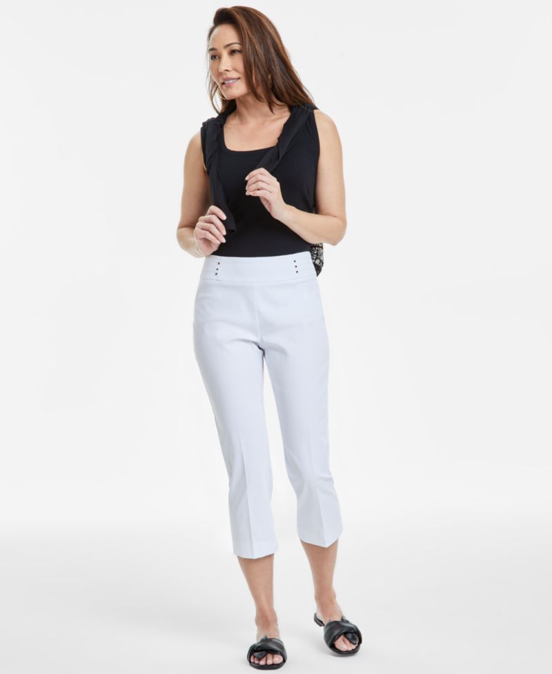 Women's Pull-On Capri Tummy-Control Pants