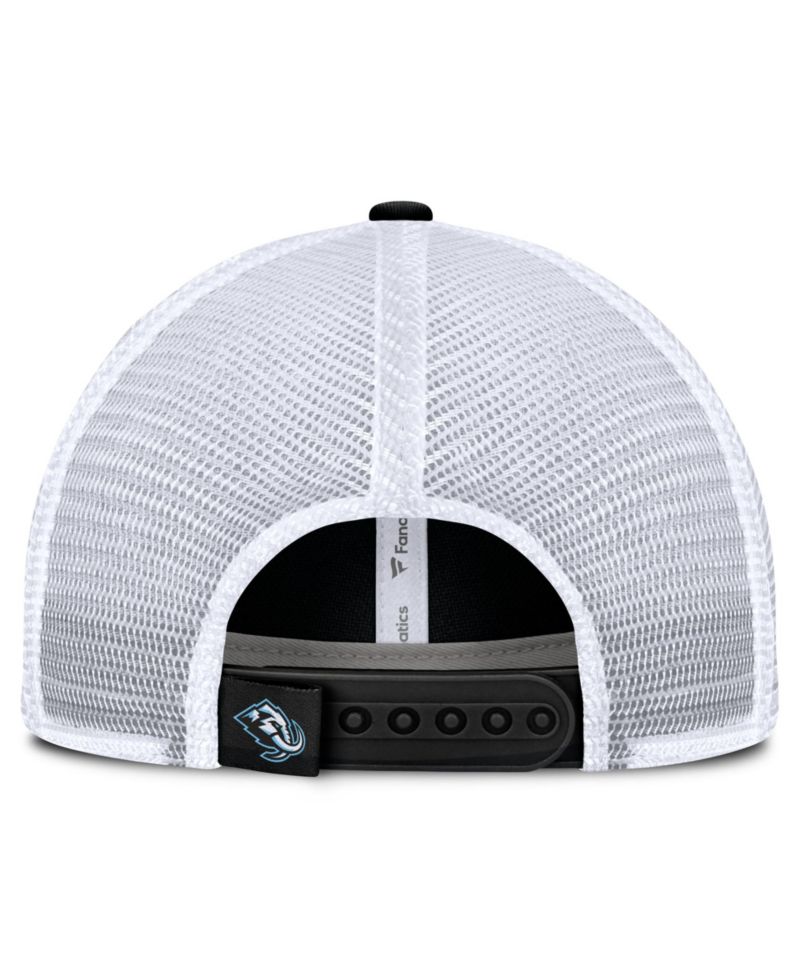 Men's Black Utah Mammoth Fundamental Underline Trucker Adjustable Hat