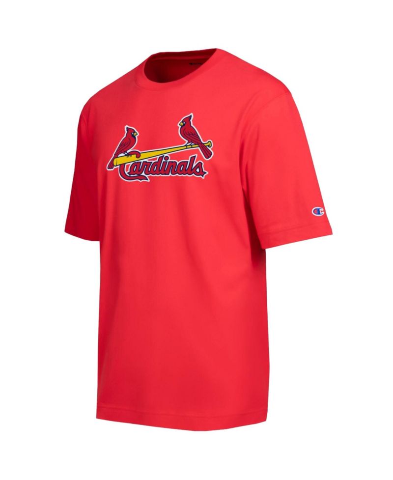 Men's St. Louis Cardinals Chenille Applique Wordmark Relaxed-Fit T-Shirt