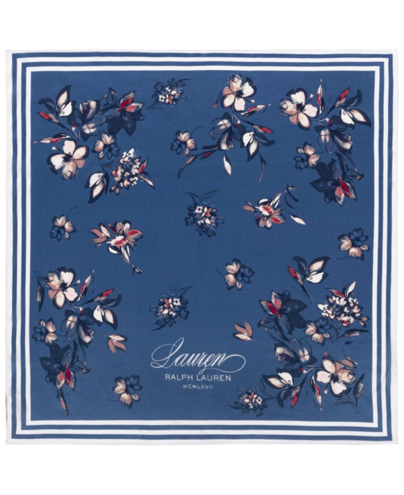 Floral Square Scarf