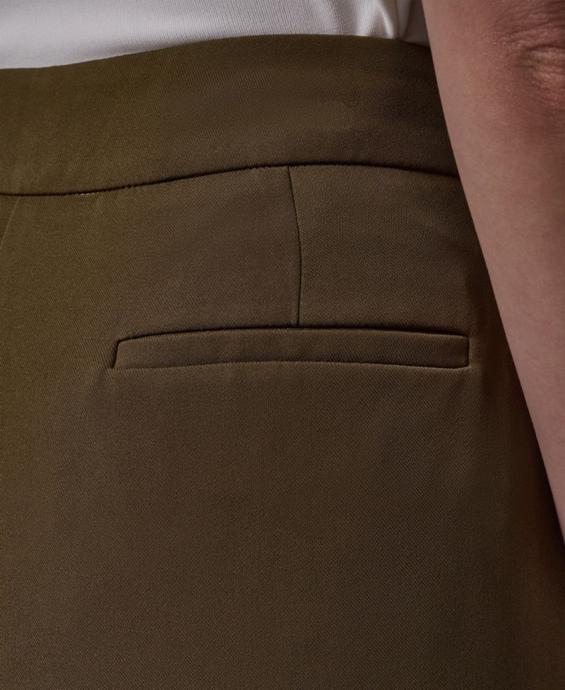 Petite Mid-Rise Wide-Leg Pants