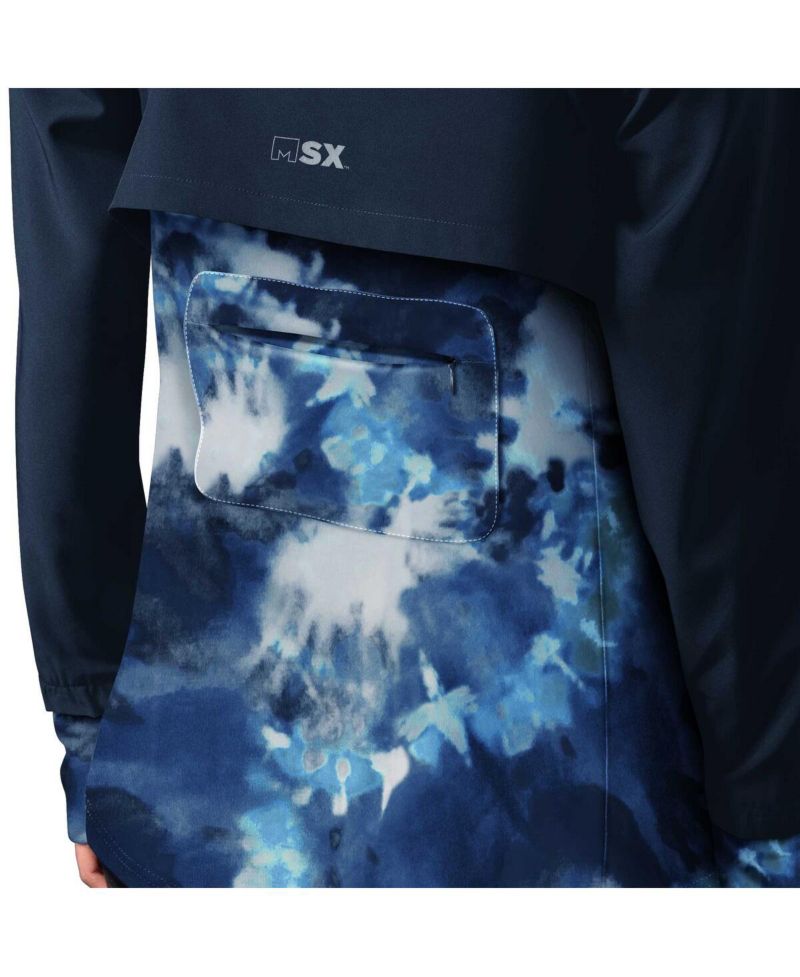 Women's Navy Chicago Bears Grace Raglan Full-Zip Running Jacket