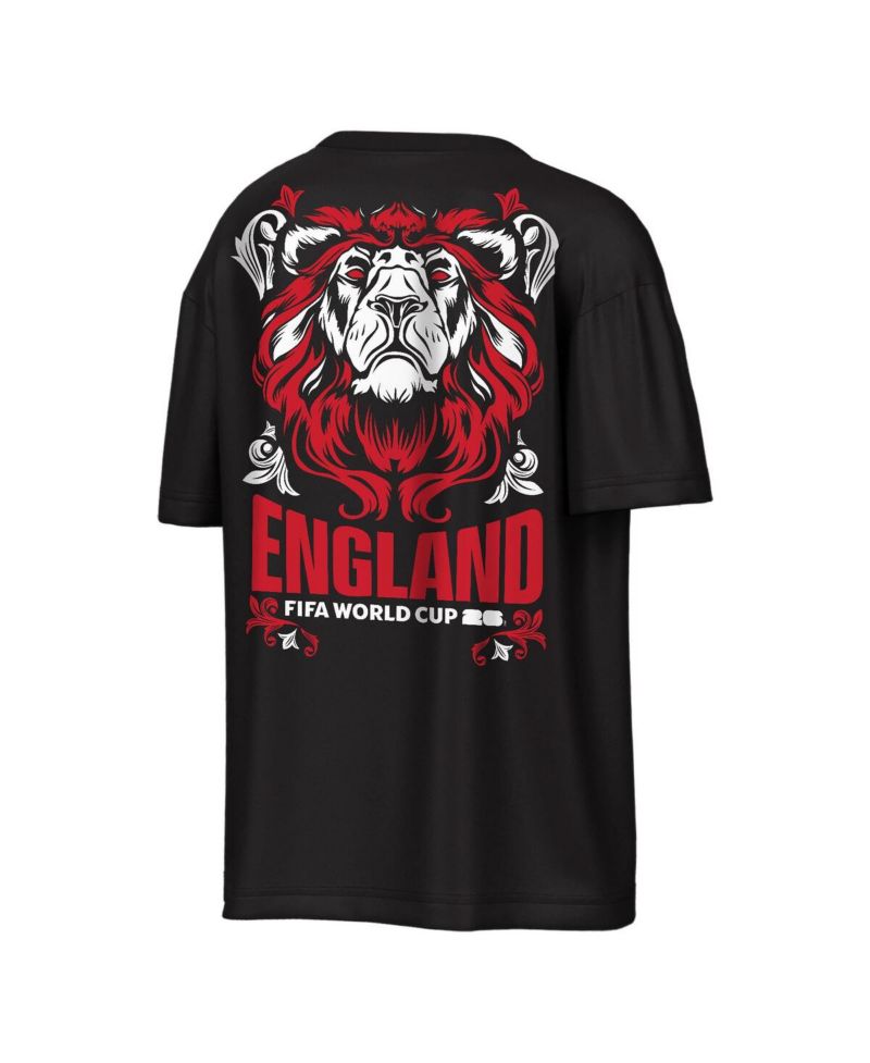Men's Black FIFA World Cup 2026 Rally Oversized 2-Hit T-Shirt