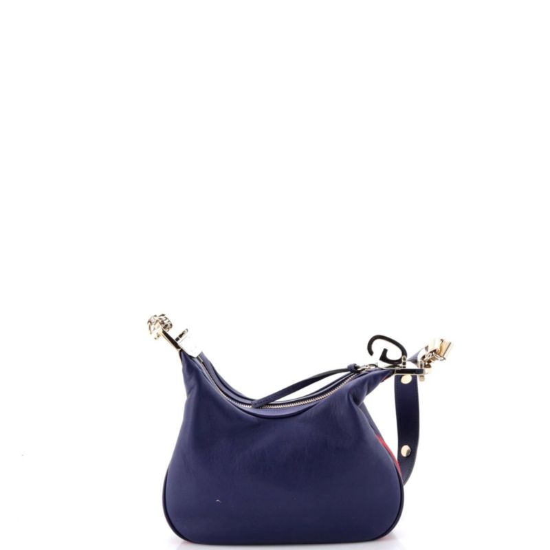 Small Attache Shoulder Bag Leather