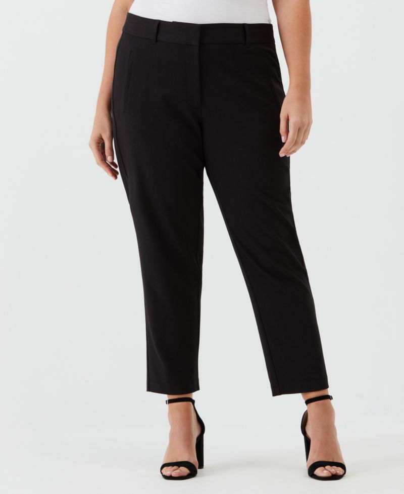 Petite Straight Leg Ankle Pants