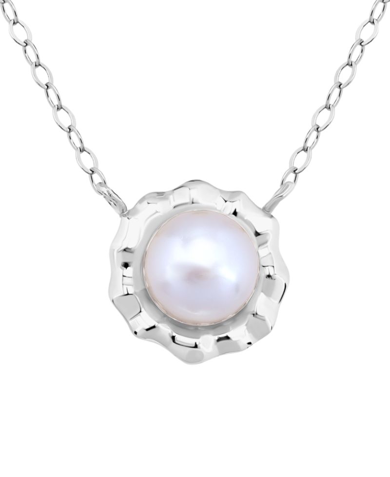 Cultured Freshwater Pearl (7mm) Pendant Necklace, Macy's Exclusive