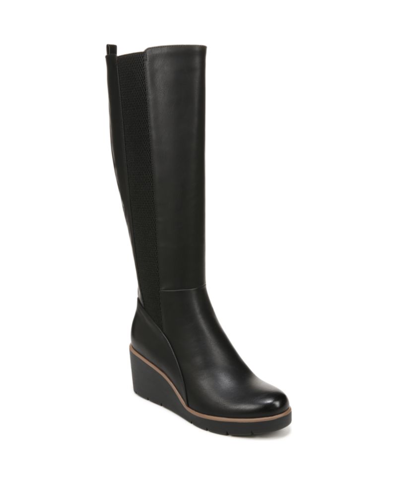 Women's Adrian Knee High Wedge Boots, Regular & Wide Calf