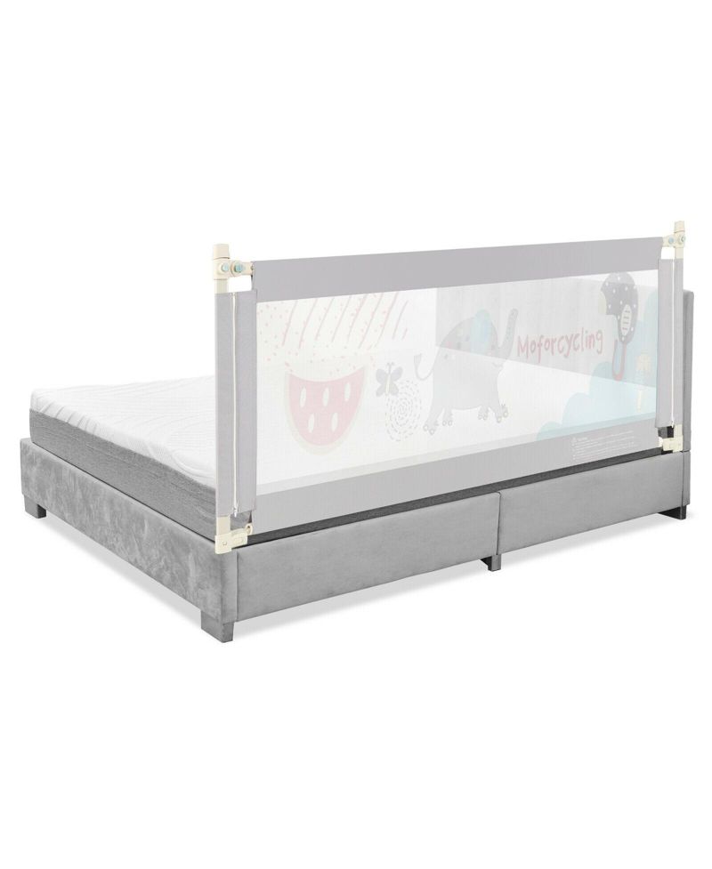 Vertical Lifting Baby Bed Rail with Secure Lock for Safe Sleep