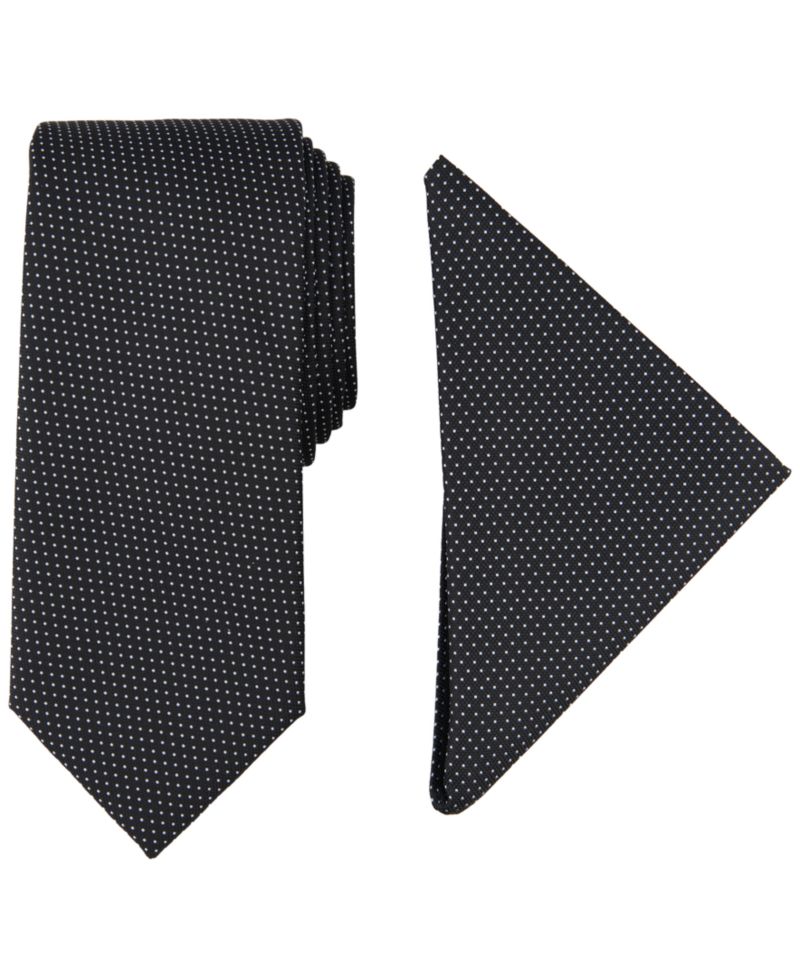 Men's Tjorn Dot Te & Pocket Square Set