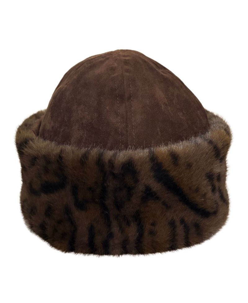 Leopard Suede Hat