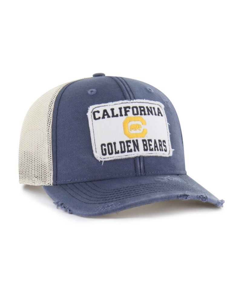 Men's and Women's '47 Navy Cal Bears Egremont Well-Worn Adjustable Trucker Hat