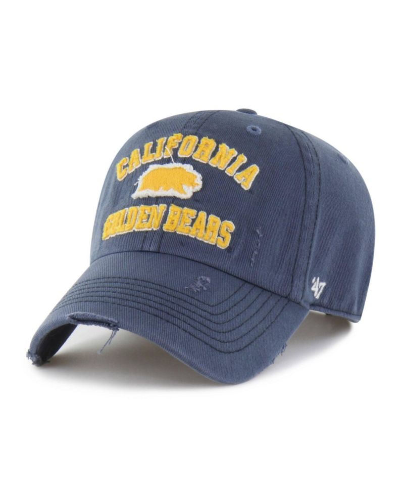 Men's and Women's Navy Cal Bears Well-Worn Seymore Clean Up Adjustable Hat