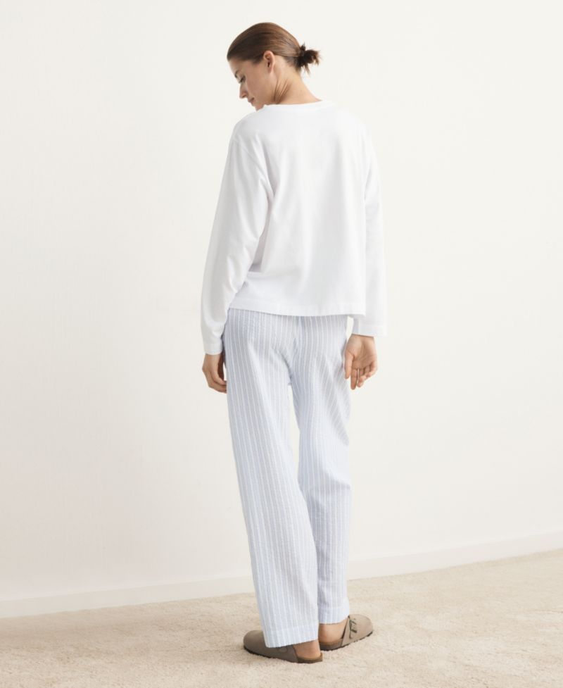 Women's Two-Piece Cotton Striped Pyjamas