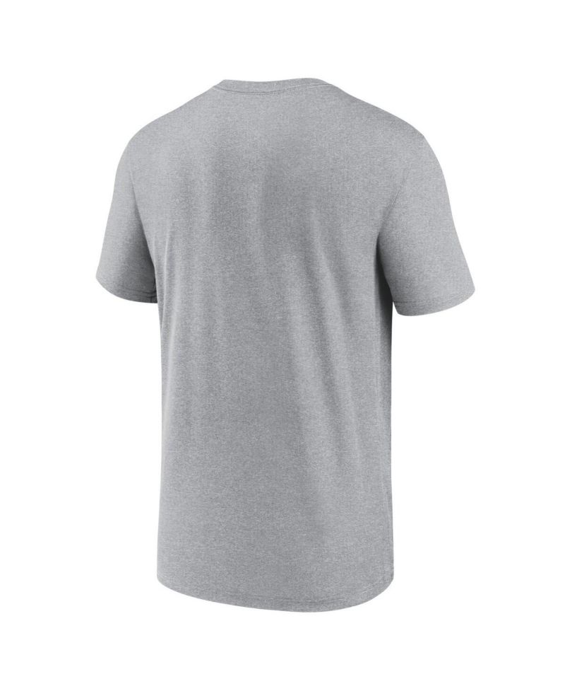 Men's Heather Gray Michigan State Spartans Primetime Legend Logo T-Shirt