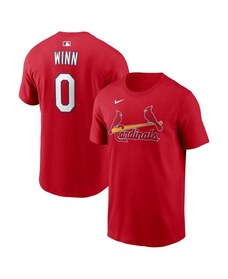 Men's Masyn Winn Red St. Louis Cardinals Home Name & Number T-Shirt