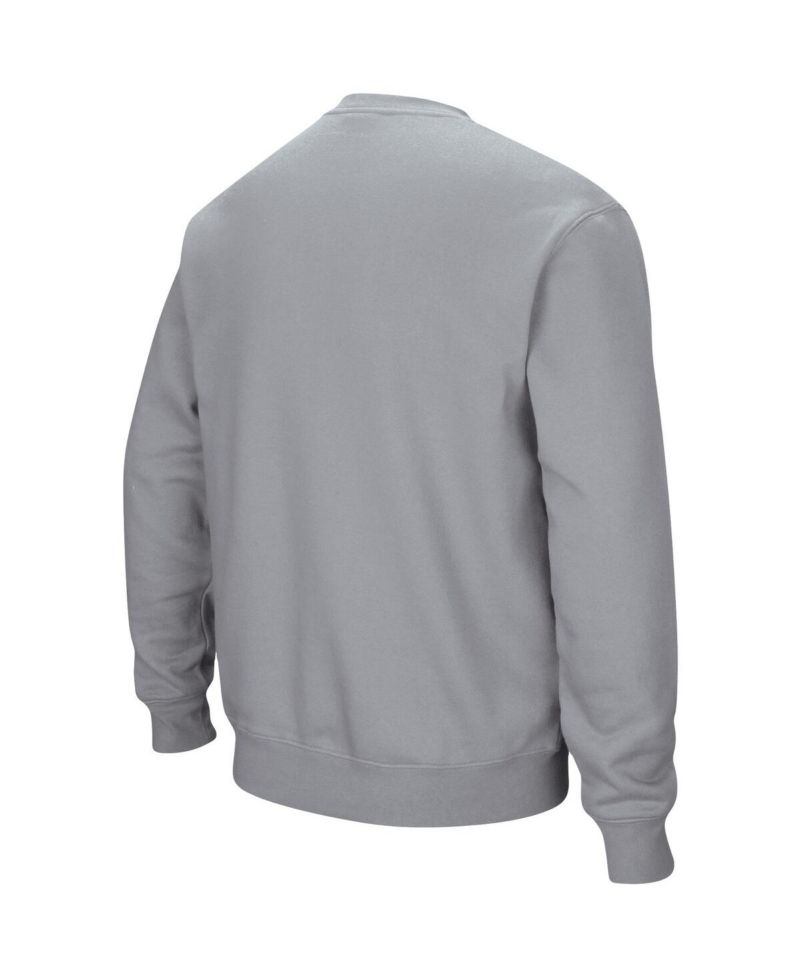 Men's Montana Grizzlies Arch and Logo Crew Neck Sweatshirt