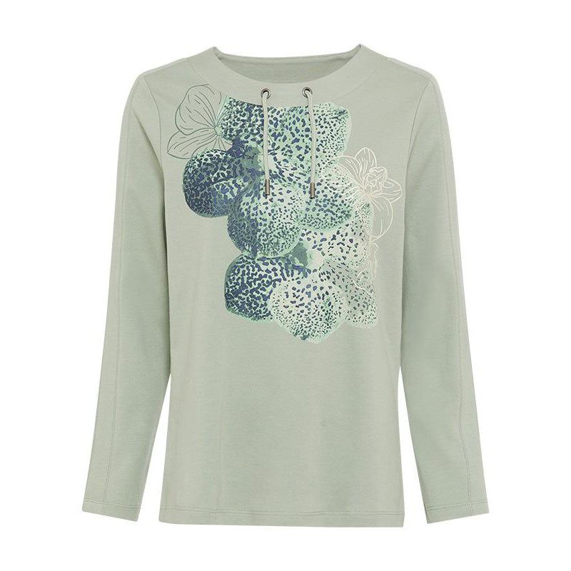 Women's Placement Print Jersey Top