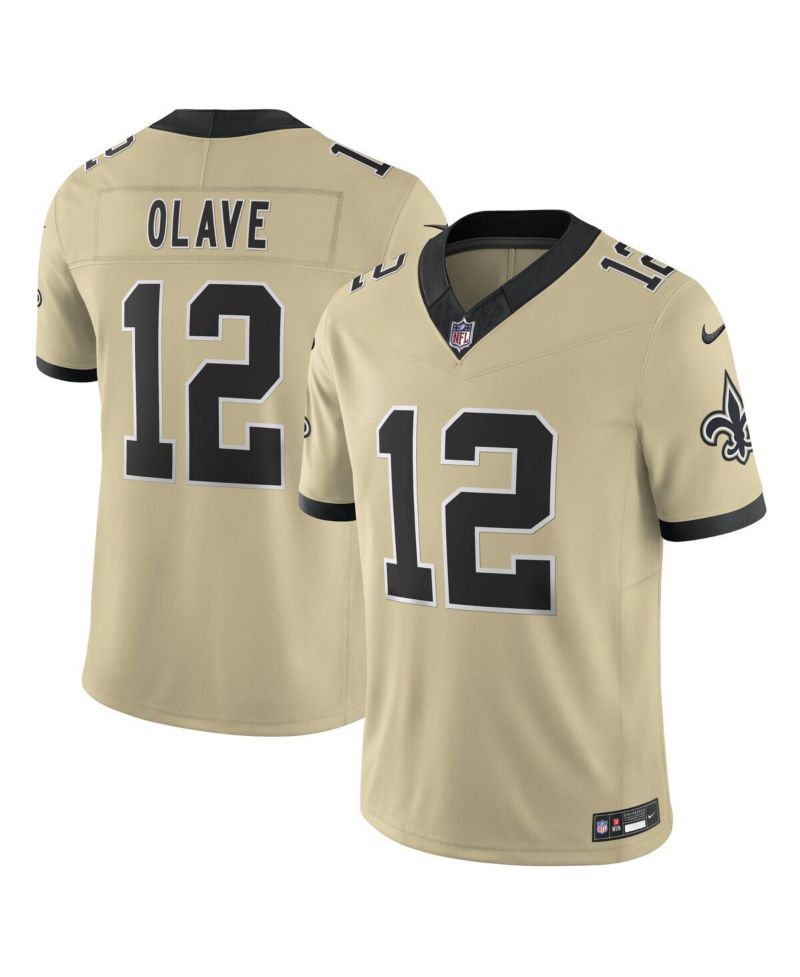 Men's Chris Olave Gold New Orleans Saints Gameday Golds Alternate Vapor F.U.S.E. Limited Jersey