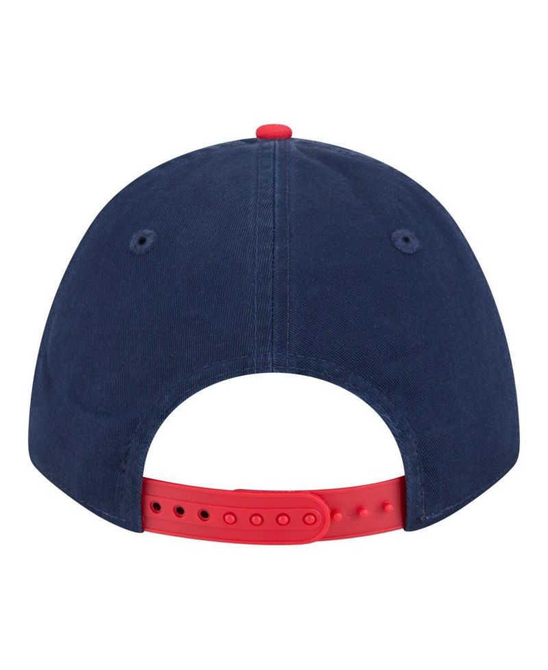 Men's and Women's Navy/Red Indiana Fever Team Loyal Script Two-Tone M-Crown 9FORTY Adjustable Hat