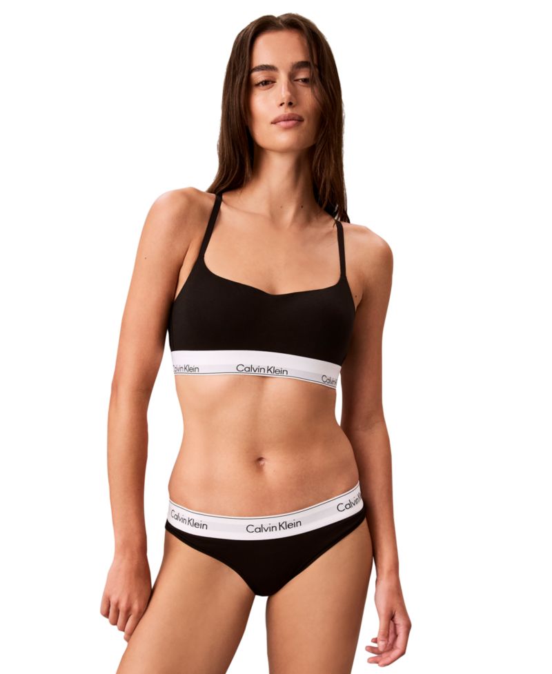 Women's Icon Cotton-Modal Blend Lightly Lined Wirefree Bralette, QF8994