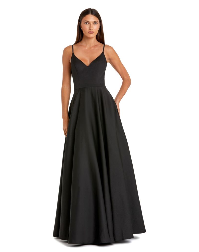 Women's Ieena Classic A-Line V-Neck Ballgown