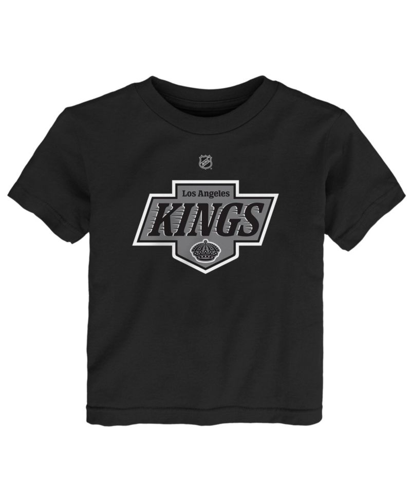Baby Boys and Girls Black Los Angeles Kings Primary Logo T-Shirt