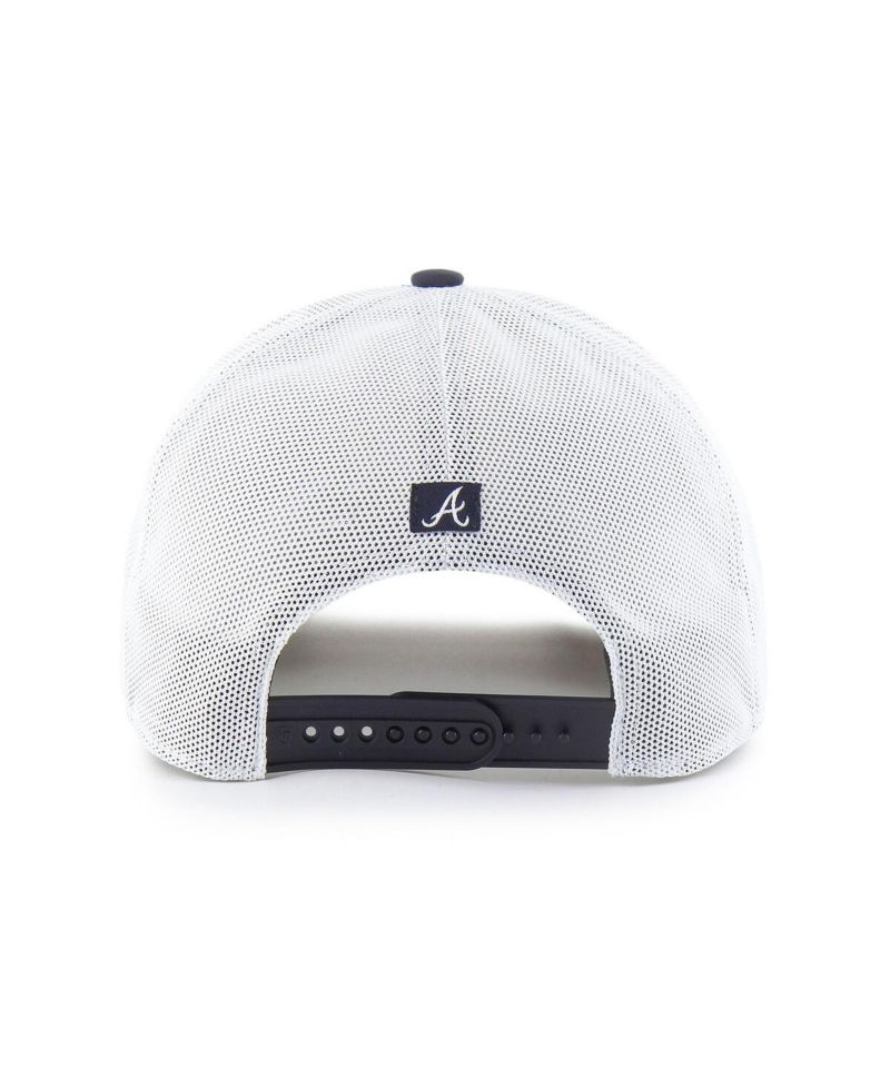 Men's Navy/White Atlanta Braves Fairway Trucker Adjustable Hat
