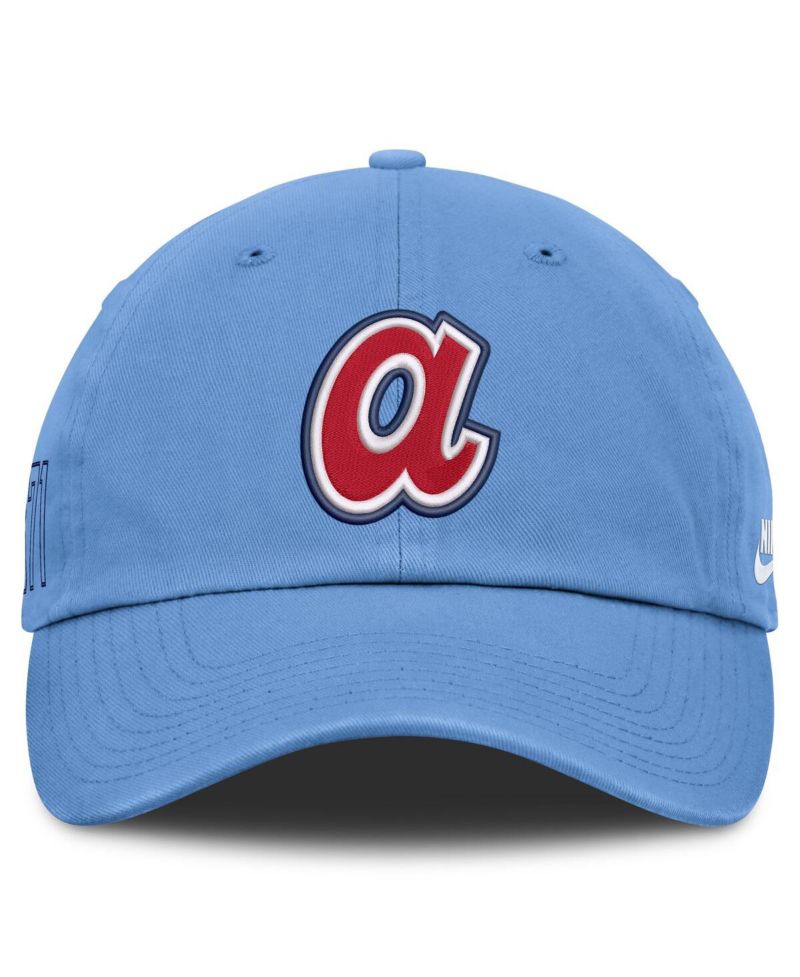 Men's Light Blue Atlanta Braves Cooperstown Club Adjustable Hat
