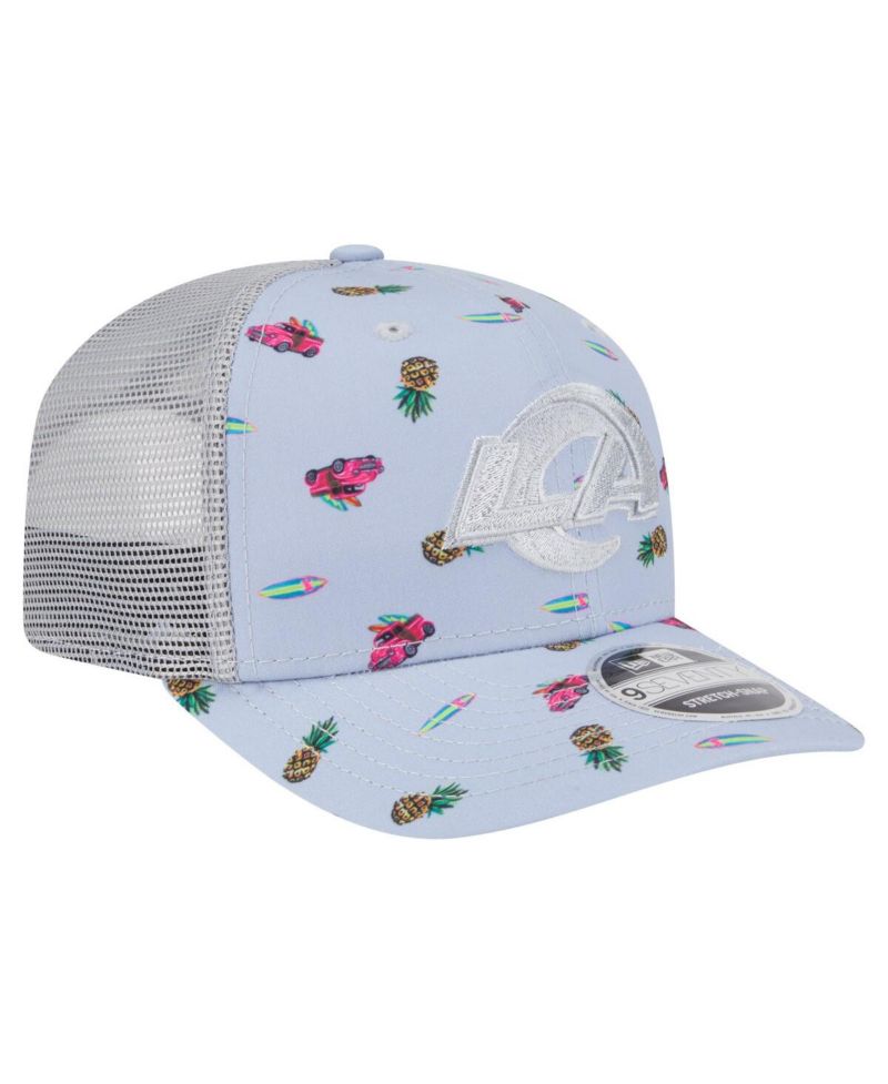 Men's Light Blue Los Angeles Rams Adventure Surfboard 9SEVENTY Adjustable Hat