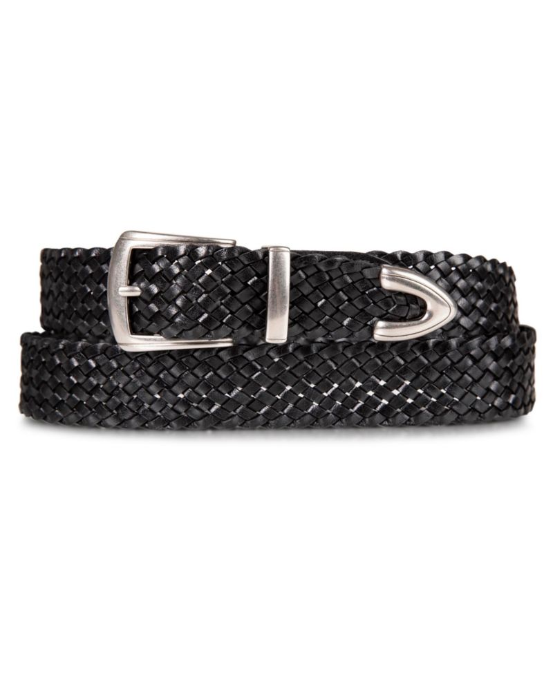 Women's Braided Genuine Leather Western Belt