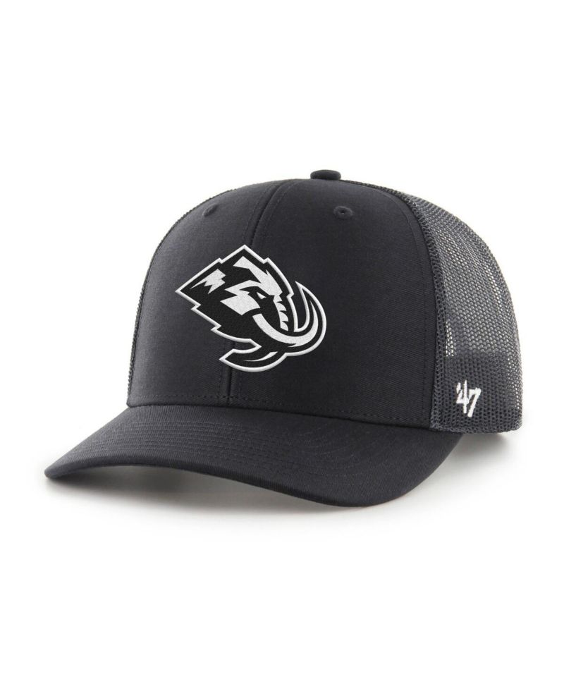 Men's Black Utah Mammoth Trucker Adjustable Hat