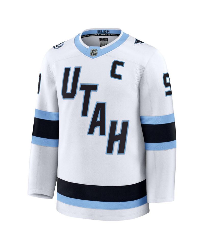Men's Clayton Keller White Utah Mammoth Away Premium Player Jersey