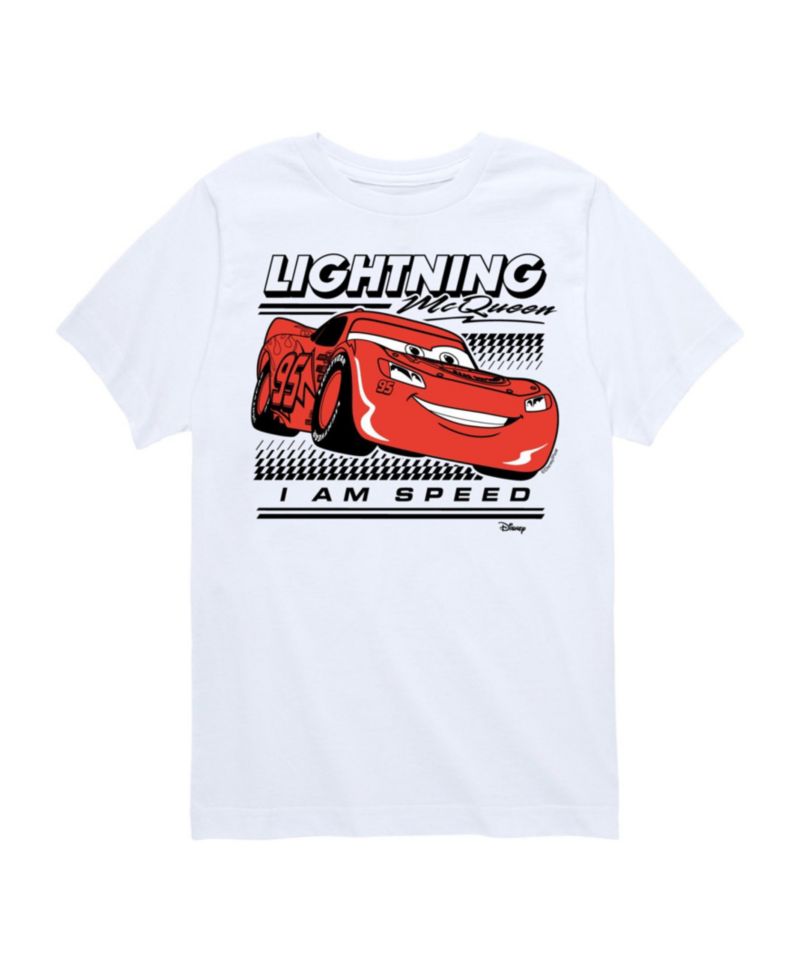 Big Boys Short Sleeve Lightning McQueen Graphic Tee