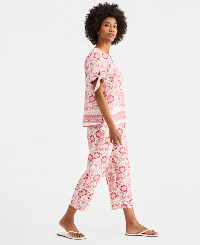 Women's 100% Linen Drawstring Pants